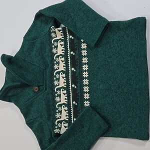Jumping Beans Boys Sweater Geen Dinosaur Sz 18 Months